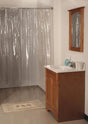 Simple Spaces SD-MCP01-C3L Shower Curtain, Vinyl, Clear, Clear