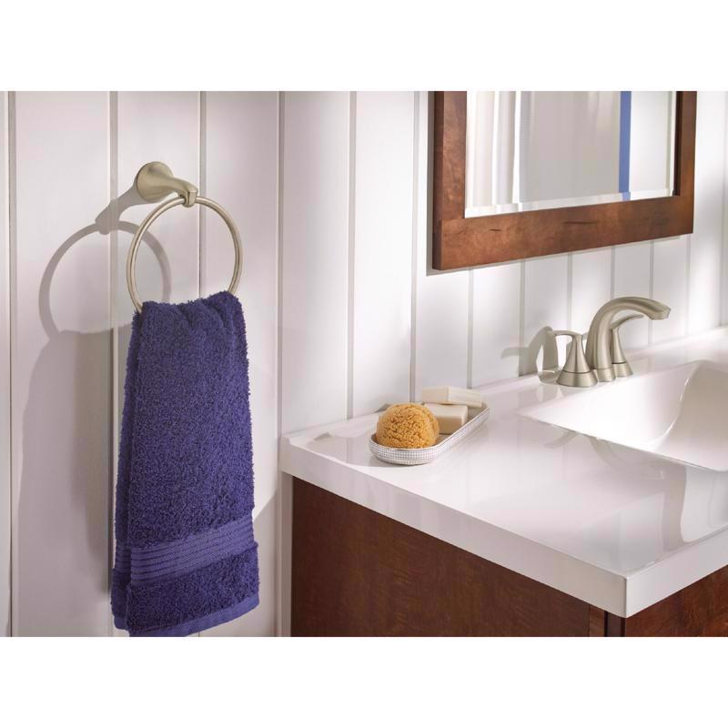 Moen Darcy Brushed Nickel Contemporary Bathroom Faucet 4 in.