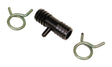 Dial 1/2 in. W Black Steel Bleed Off Tee/Clamp