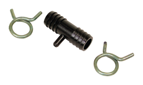 Dial 1/2 in. W Black Steel Bleed Off Tee/Clamp