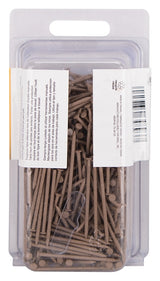 ProSource NTP-171-PS Panel Nail, 15D, 1-5/8 in L, Steel, Painted, Flat Head, Ring Shank, Oak, Pack of 4