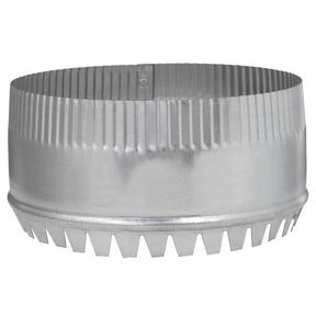 Imperial 7 in. D 28 Ga. Galvanized Steel Round Starting Collar, Pack of 10