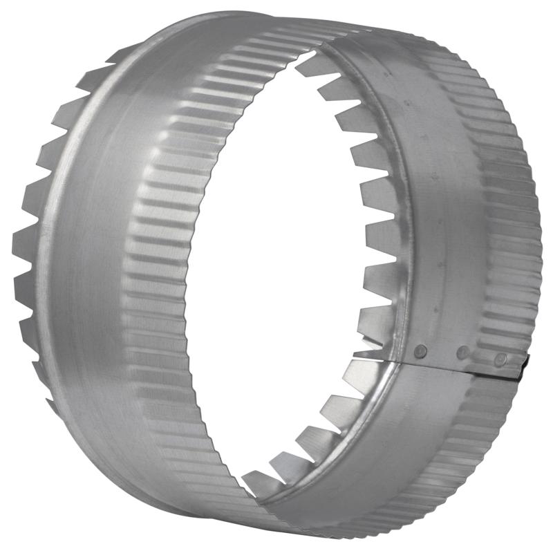 Imperial 7 in. D 28 Ga. Galvanized Steel Round Starting Collar, Pack of 10