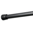 iDesign Cameo Shower Tension Rod 42 in. L Matte Black