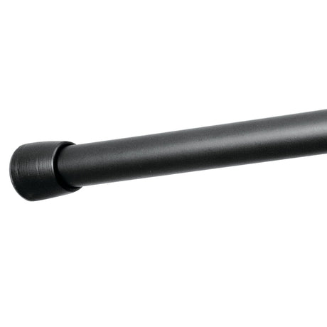 iDesign Cameo Shower Tension Rod 42 in. L Matte Black