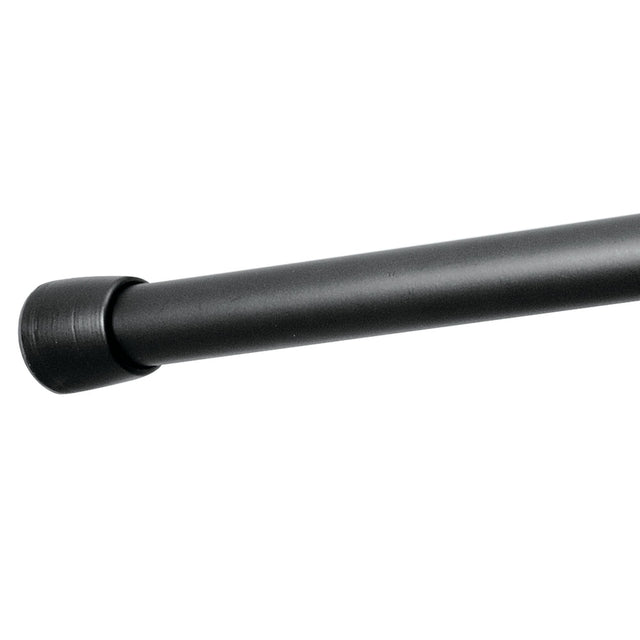 iDesign Cameo Shower Tension Rod 42 in. L Matte Black
