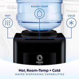 Primo Water Pro 3-5 gal Black Water Dispenser Stainless Steel