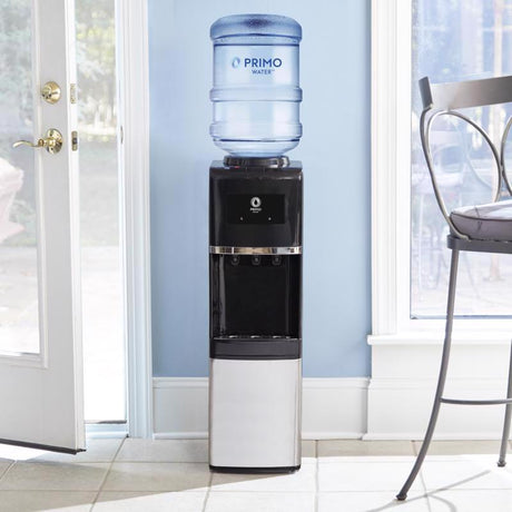 Primo Water Pro 3-5 gal Black Water Dispenser Stainless Steel