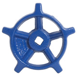 Homewerks 1 in. Steel Blue Wheel Handle 1 pc, Pack of 5