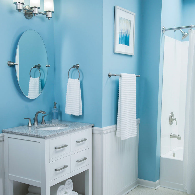 Moen Darcy Brushed Nickel Towel Bar 18 in. L Zinc