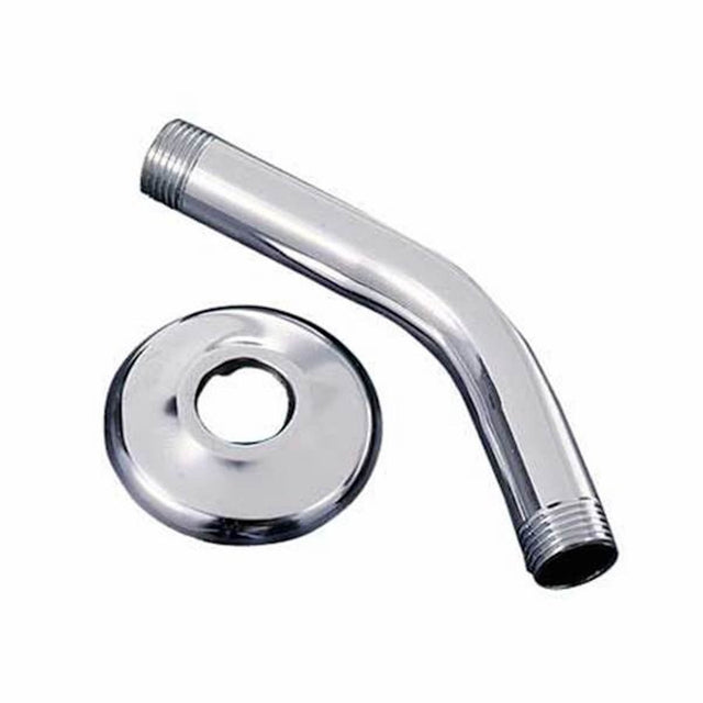 PlumbCraft Chrome 6 in. Shower Arm and Flange, Pack of 5