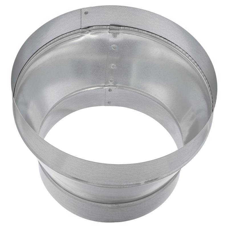 Imperial 10 in. D X 8 in. D Galvanized Steel Furnace Reducer and Increaser