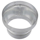 Imperial 10 in. D X 8 in. D Galvanized Steel Furnace Reducer and Increaser