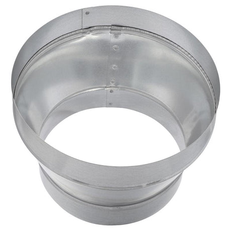 Imperial 10 in. D X 8 in. D Galvanized Steel Furnace Reducer and Increaser