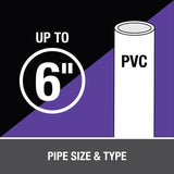Oatey Handy Pack Clear/Purple Primer and Cement For PVC 8 oz