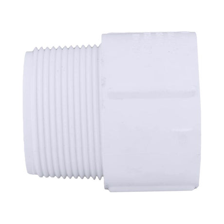 Charlotte Pipe Schedule 40 2-1/2 in. MPT X 2-1/2 in. D Slip PVC Adapter 1 pk