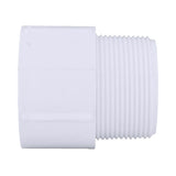 Charlotte Pipe Schedule 40 2-1/2 in. MPT X 2-1/2 in. D Slip PVC Adapter 1 pk