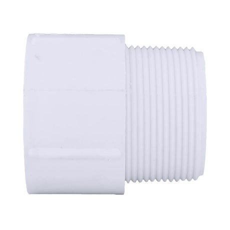 Charlotte Pipe Schedule 40 2-1/2 in. MPT X 2-1/2 in. D Slip PVC Adapter 1 pk