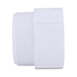 Charlotte Pipe Schedule 40 4 in. MPT X 4 in. D Slip PVC 4 in. Adapter 1 pk