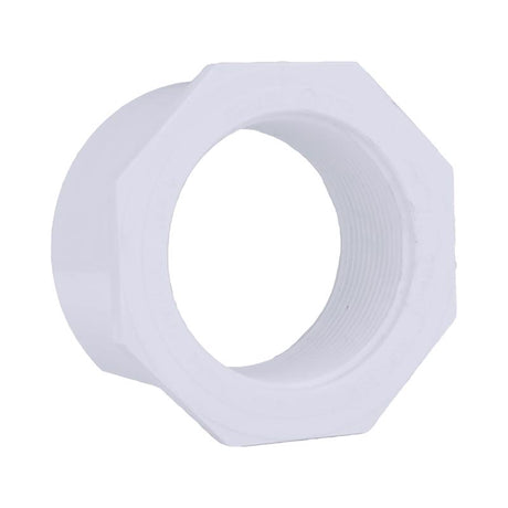 Charlotte Pipe Schedule 40 4 in. Spigot X 3 in. D FPT PVC Reducing Bushing 1 pk