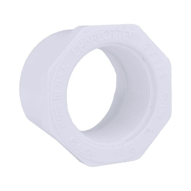 Charlotte Pipe Schedule 40 2-1/2 in. Spigot X 2 in. D FPT PVC Reducing Bushing 1 pk