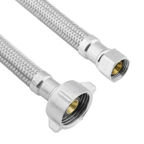 Lasco 3/8 in. Compression X 7/8 in. D Ballcock 20 in. Braided Stainless Steel Toilet Supply Line