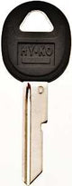 Hy-Ko 12005B51 Key Blank, Brass, B51 Key Number, Nickel, Pack of 5