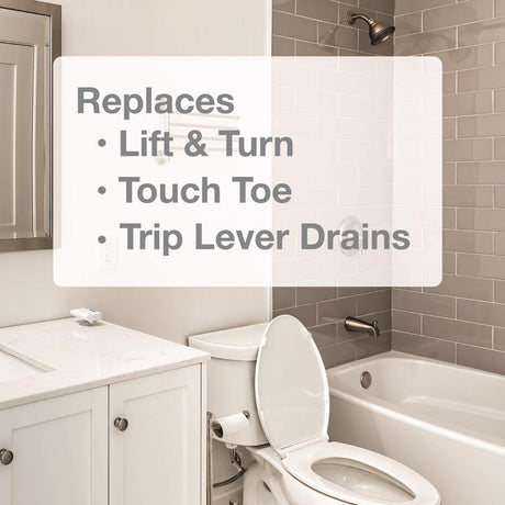 Ace 3 in. Chrome Metal Drain Stopper