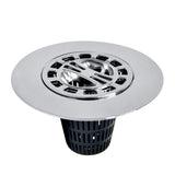 Ace Chrome Plastic/Stainless Steel Hair Catcher Shower Drain Cover