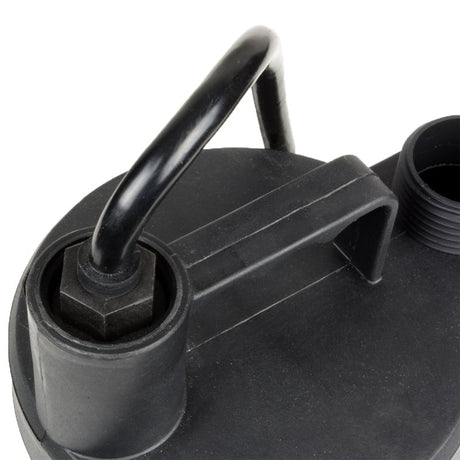 Eco-Flo SUP54 Submersible Utility Pump, 115 V, 1/6 hp, 20 ft Max Head, 1680 gph, Thermoplastic