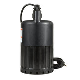 Eco-Flo SUP Series SUP80 Submersible Utility Pump, 3.3 A, 115 V, 1/2 hp, 1-1/4 in Outlet, 3180 gph, Thermoplastic