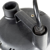 Eco-Flo SUP Series SUP80 Submersible Utility Pump, 3.3 A, 115 V, 1/2 hp, 1-1/4 in Outlet, 3180 gph, Thermoplastic