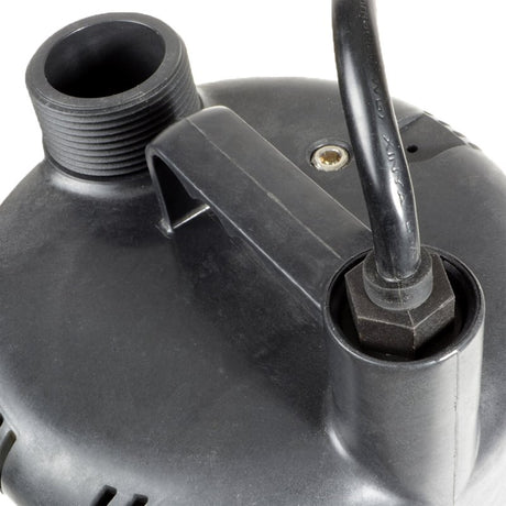 Eco-Flo SUP Series SUP80 Submersible Utility Pump, 3.3 A, 115 V, 1/2 hp, 1-1/4 in Outlet, 3180 gph, Thermoplastic