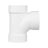 Charlotte Pipe Schedule 40 1-1/4 in. Hub X 1-1/4 in. D Hub PVC Sanitary Tee 1 pk