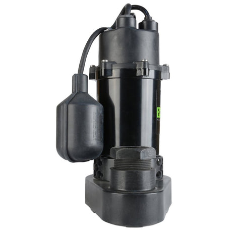 Eco-Flo SPP33W Sump Pump, 115 V, 1/3 hp, 25 ft Max Lift Head, 3600 gph, Thermoplastic Impeller