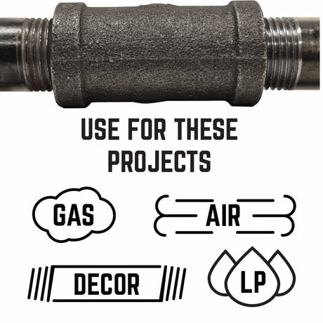 STZ Industries 1 in. FIP each X 1 in. D FIP Black Malleable Iron 45 Degree Elbow