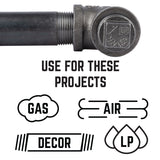 STZ Industries 1 in. MIP each Black Malleable Iron Plug