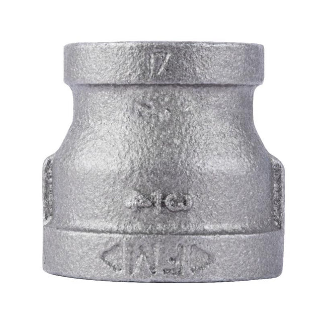 STZ Industries 3/4 in. FIP each X 1/2 in. D FIP Black Malleable Iron Coupling, Pack of 5