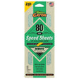 Gator 7471 Hook and Loop Sandpaper, 9 in L, 3-2/3 in W, 80 Grit, Aluminum Oxide Abrasive, Latex Paper Backing