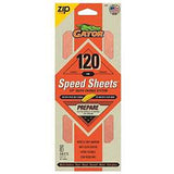 Gator 7473 Hook and Loop Sandpaper, 9 in L, 3-2/3 in W, 120 Grit, Aluminum Oxide Abrasive, Latex/Paper Backing