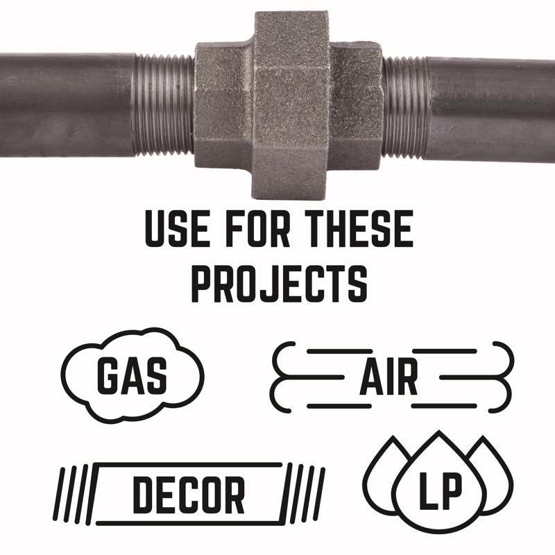 STZ Industries 1/2 in. FIP each X 1/2 in. D FIP Black Malleable Iron Union, Pack of 5