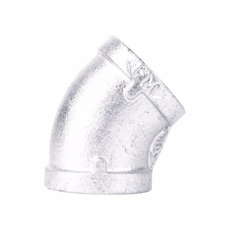 STZ Industries 3/8 in. FIP each X 3/8 in. D FIP Galvanized Malleable Iron 45 Degree Elbow