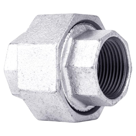 STZ Industries 3/8 in. FIP each X 3/8 in. D FIP Galvanized Malleable Iron Union