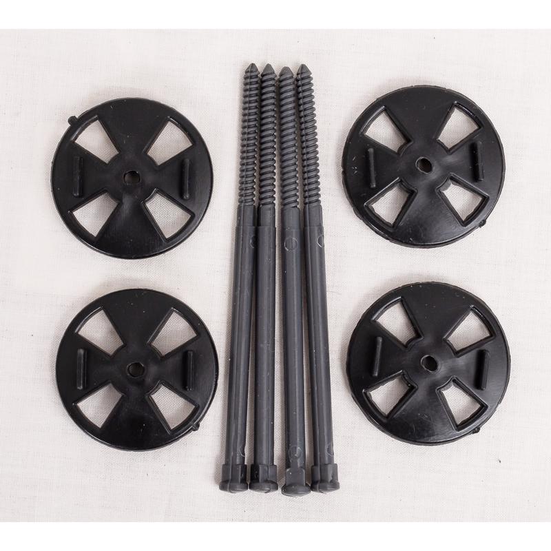 Hessaire Black Plastic Media Keeper Set