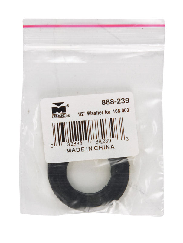B&K Mueller 1/2 in. D Rubber Dielectric Union Washer 5, Pack of 5