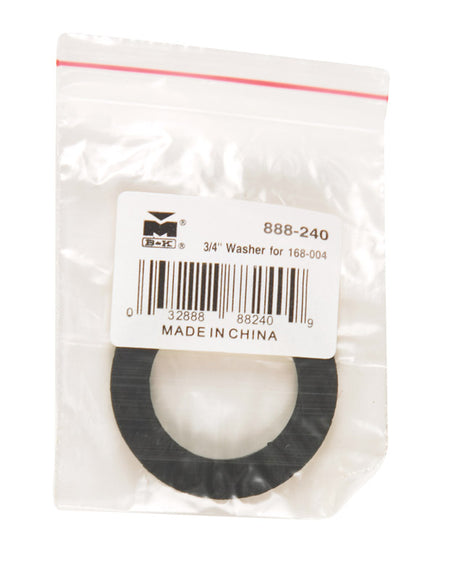 B&K 3/4 in. D Rubber Rubber Washer 5, Pack of 5