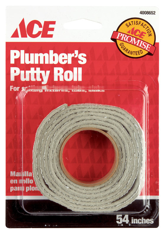 Ace White 3/4 in. W X 54 in. L Plumber's Putty Roll