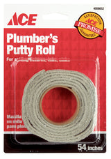 Ace White 3/4 in. W X 54 in. L Plumber's Putty Roll
