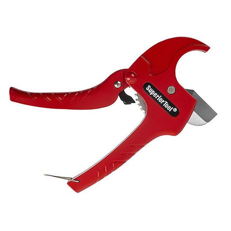 Superior Tool 1-5/16 in. Ratcheting Pipe Cutter Red 1 pc, Pack of 6