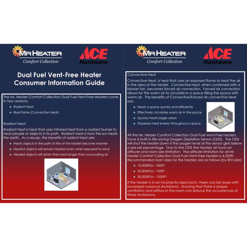 Mr. Heater Comfort Collection 700 sq ft 30000 BTU Natural Gas/Propane Wall Heater